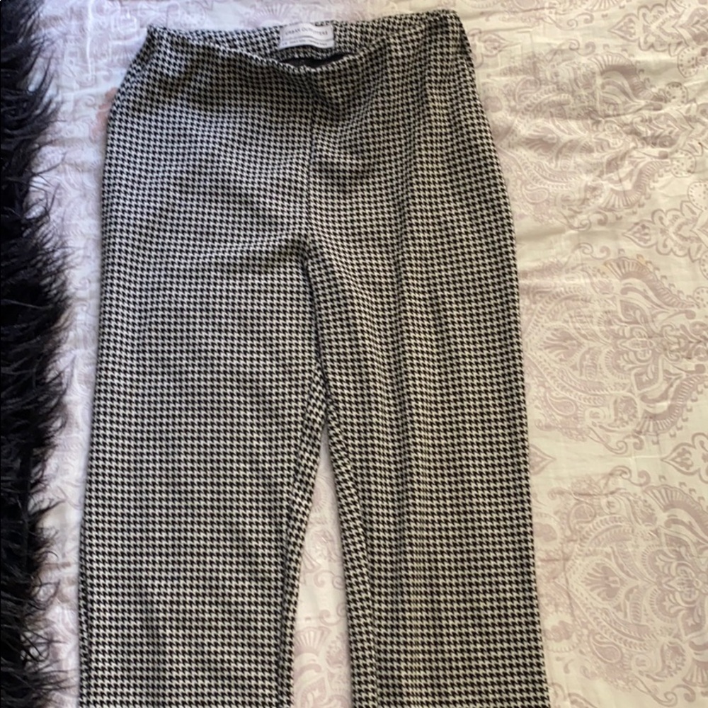 Black and white pants